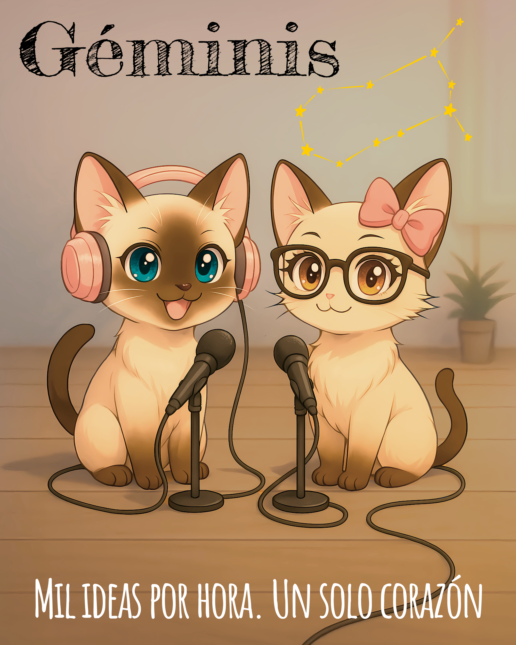 Géminis – Astrogatos Kawaii