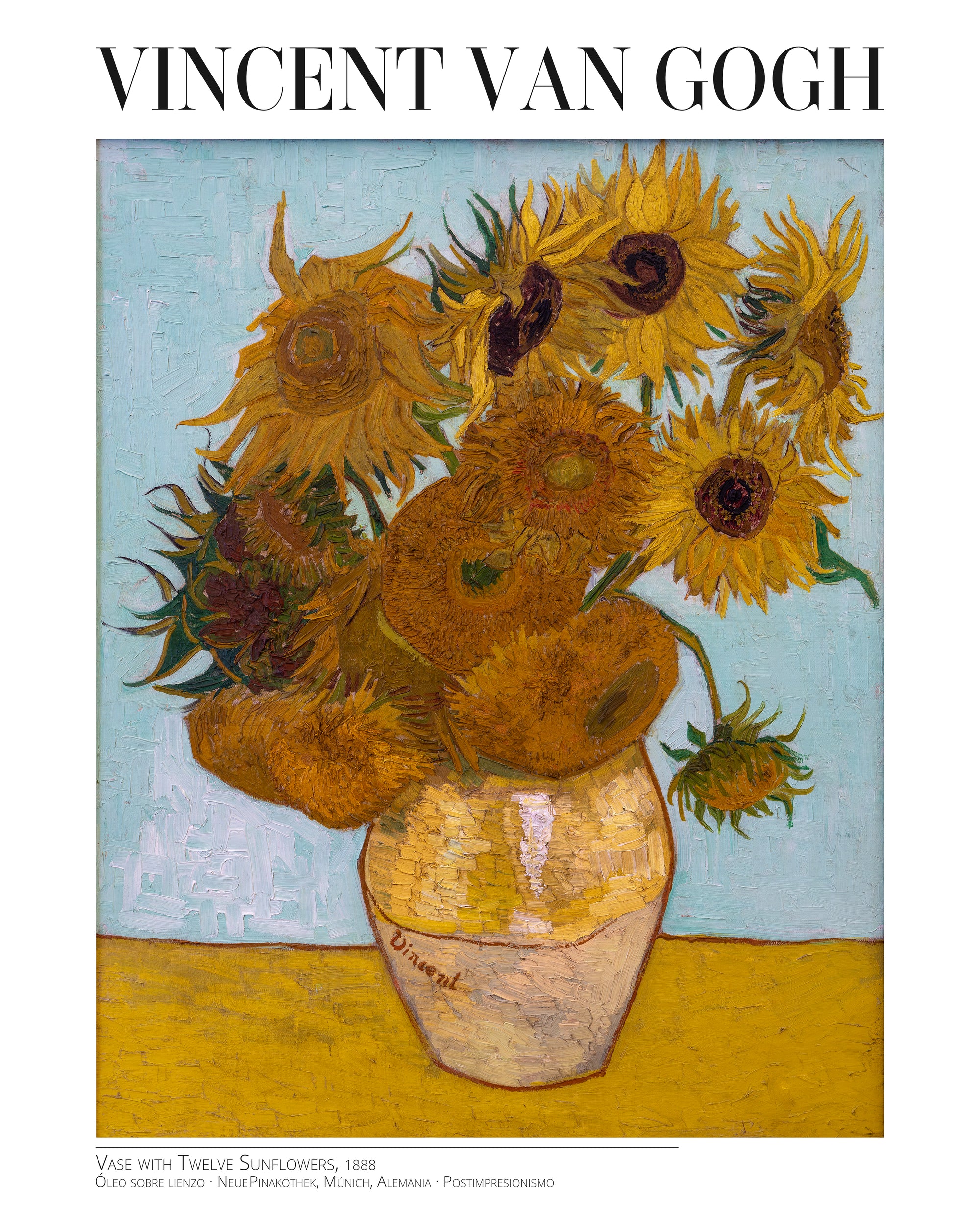 Sunflowers (Vase with Twelve Sunflowers)