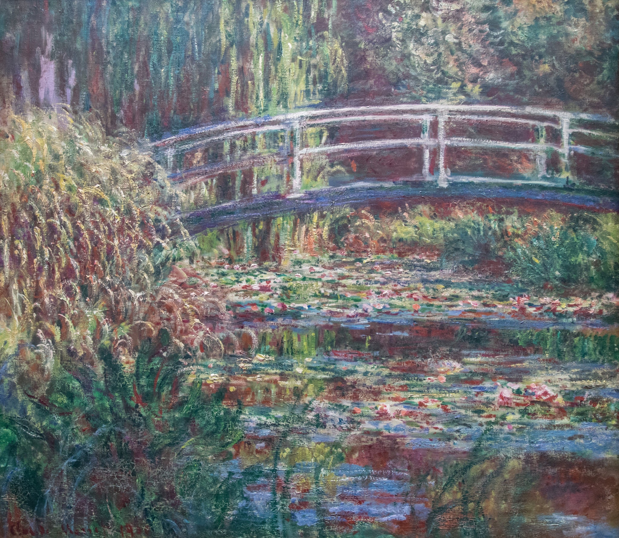 Le Bassin aux nymphéas, harmonie rose
