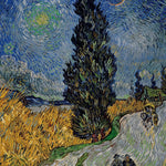 Road with Cypress and Star