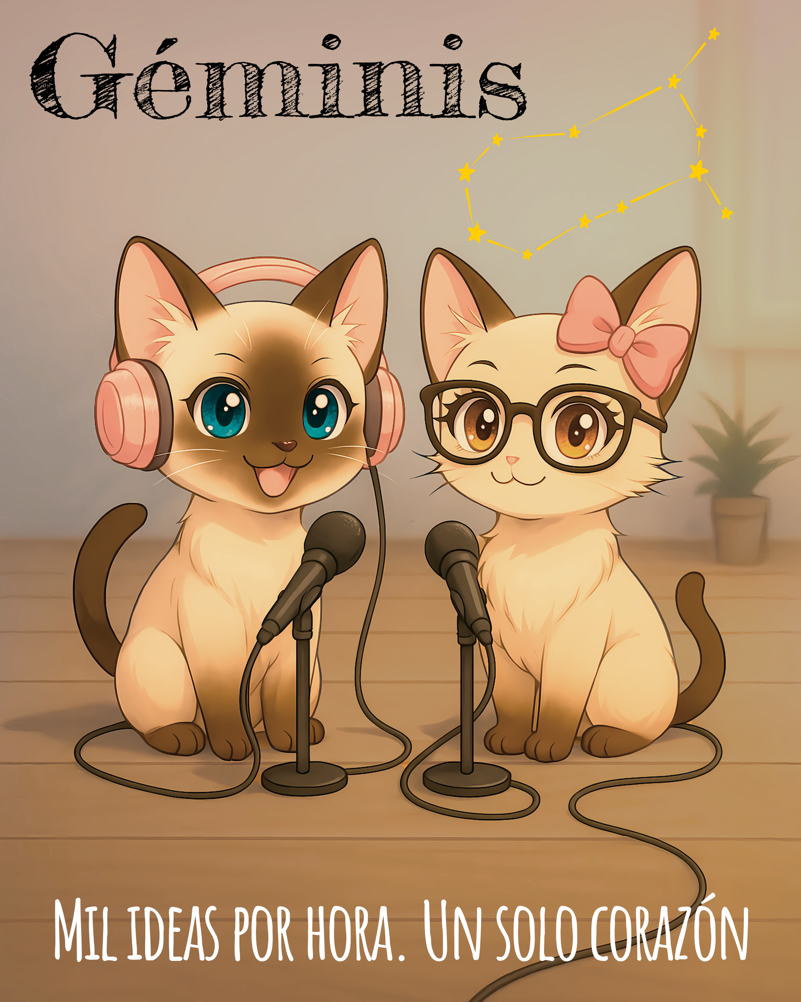 Géminis – Astrogatos Kawaii