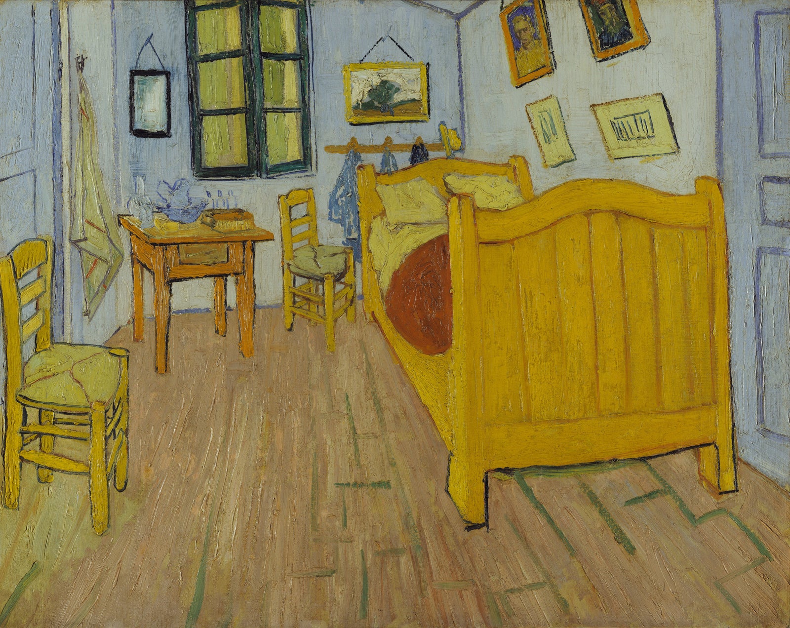 Bedroom in Arles, First version