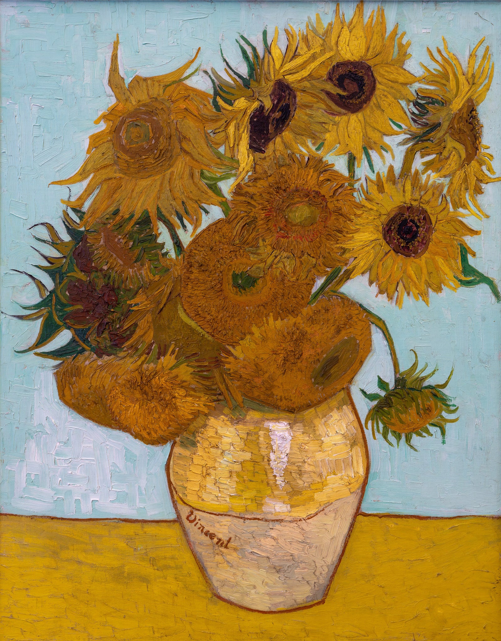 Sunflowers (Vase with Twelve Sunflowers)