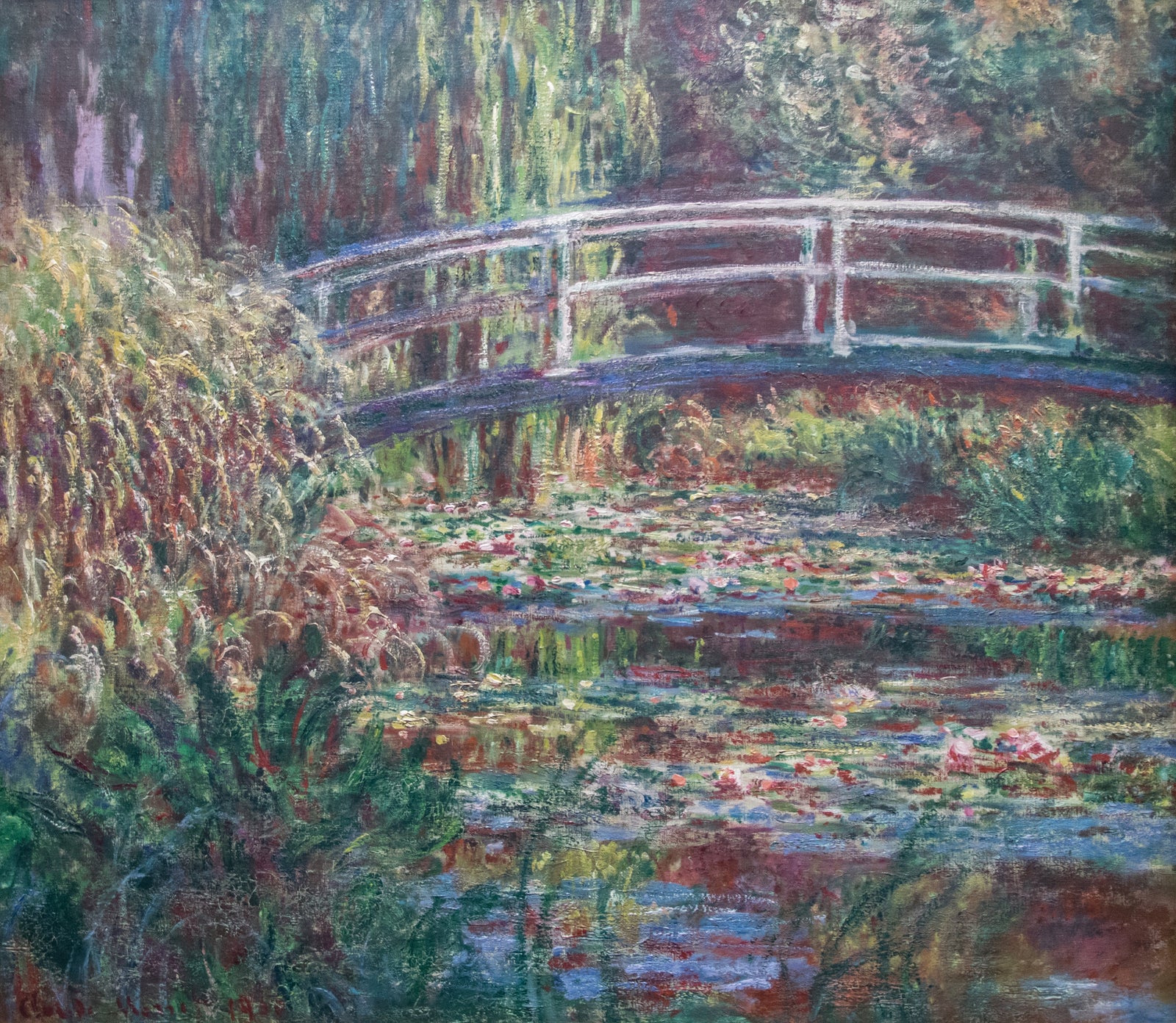 Le Bassin aux nymphéas, harmonie rose