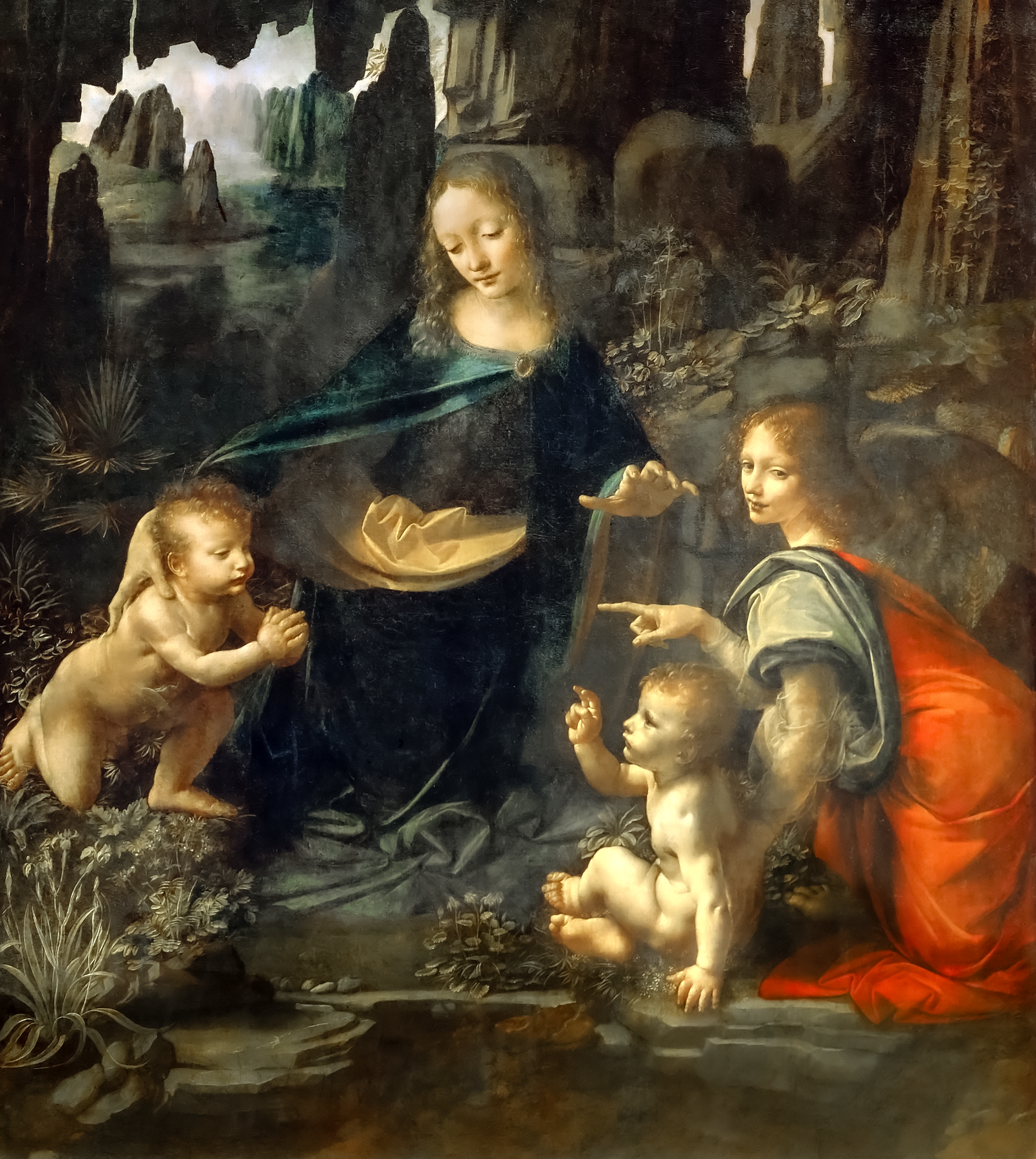 La Virgen de las Rocas